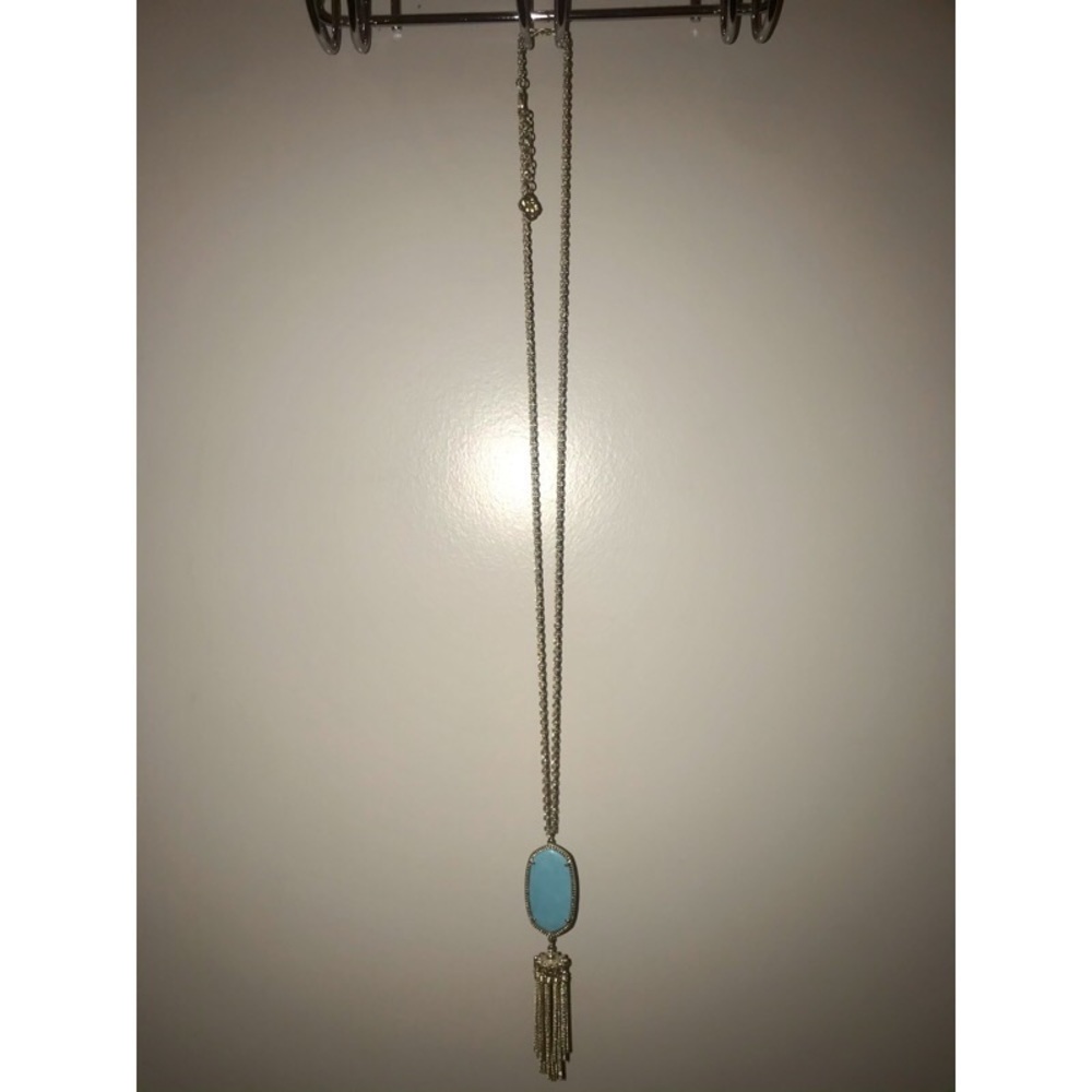Kendra Scott Drop Necklace Turquoise